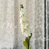 Delphinium Azul-Morado de Tallo Único Jacinto Decoración de Salón de Bodas Decoración Suave Arreglo Floral Pasillo Flores de Boda Venta al Por Mayor Transfronteriza