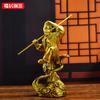 Estatueta de Latão do Rei Macaco Sun Wukong Decoração de Macaco para Casa Hall de Entrada Decoração de Sala de Estar Artesanato Presente para Negócios