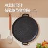 Plato de Parrilla para Camping al Aire Libre Estilo Coreano Plato para Barbacoa Cocina de Dibujos Animados Cocina de Inducción Plato para Barbacoa Plato de Hierro Sartén de Maifanita Portátil
