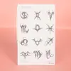 Adesivos de Tatuagem Constelação Herbais Semi-Permanentes Transfronteiriços com Padrões Exquisitos e Únicos para Criar Tatuagens Modernas com Personalidades de Nicho~