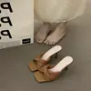 Zapatos de tacón alto stilettos Chuyuji, sandalias pequeñas tejidas estilo francés para vacaciones, zapatos de hada, verano 2026, para combinar con una falda