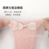 Meias para Meninas Primavera e Verão com Laço e Desenho de Coração, Meias de Algodão Doces e Versáteis para Bebês, Meias de Renda, Atacado Transfronteiriço
