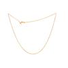 Collar de Oro con Cadena Universal Tipo Pasador que Conserva el Color, Cadena de Caja, Hilo de Cuentas Ajustable, Adecuado para la Clavícula de Mujer, Calidad Garantizada