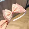 Accesorios Rosados para el Cabello de Niñas Lindo Dibujo Animado Dulce Lazo Cinta Decoración para el Cabello Pasador Diadema Infantil