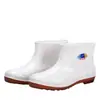 Botas Especiais para Workshops de Alimentos, Cano Médio e Alto, Resistentes a Óleo, Resistentes a Ácidos e Alcalis, PVC Resistente ao Desgaste, Botas de Chuva Impermeáveis, Calçados de Proteção do Trabalho
