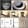 Acessórios para Vasos de Barro Grandes: Tampa de Panela, Porta do Vento, Suporte de Base, Balde de Carvão, Gancho, Pinça para Fogo, Panela de Barro, Panela de Sopa, Suprimentos para Recipiente de Sopa