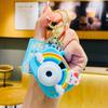Llavero creativo con proyección de arcoíris de dibujos animados, cámara luminosa, regalo para estudiante, mochila escolar, pequeño regalo al por mayor