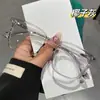 Gafas Cuadradas Transparentes TR90 para Miopía para Mujer, Se Pueden Adaptar con Graduación, Armazón Grande, Adelgazante, Esencial para un Look Natural, Armazón con Bloqueo de Luz Azul
