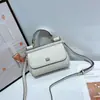 Bolsa de Mão Estampada de Palma Mais Vendida no Exterior, Bolsa de Ombro Moderna e Versátil, Bolsa de Aba Estilo Banquete de Luxo, Bolsa Transversal