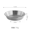 Plato pequeño para salsa de acero inoxidable 304, Plato pequeño comercial, Plato dorado coreano para kimchi, Vajilla para barbacoa, Plato para mojar, Plato para condimentos