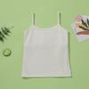 Chaleco de Algodón Transpirable para el Desarrollo de Niñas Ropa Interior de Tirantes Larga Primera Etapa Ropa Base de Algodón Antigolpes para Estudiantes