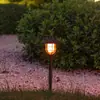 Luces Solares, Luces de Patio al Aire Libre, Luces Decorativas para Jardín en Casa, Luces de Llama, Luces de Césped Impermeables para Exterior con Llama Simulada
