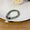 Pulsera de cuentas de jade con hebilla de seguridad de estilo chino, diseño de nicho femenino, estilo Bodhi, 2022