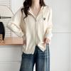 Tamanho Grande Gordo mm Outono Novo Casual Solto Emagrecimento Look Tricô com Capuz Top Zíper Duplo Jaqueta Pequena A3297