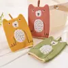 Toalla de baño de oso polar de dibujos animados, cepillo para la espalda para limpiar y descontaminar, manopla de baño exfoliante de doble cara