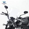 Coche muscular Wolf adecuado para Qianjiang flash 500s parabrisas parabrisas parabrisas delantero modificación de motocicleta ajustable
