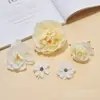 Acessórios de Cabelo Hanfu Flor de Seda Conjunto de Flores Flor Artificial Flor Falsa Grampo de Cabelo Antigo Headwear de Cabelo Grampo de Cabelo Flor Bolsa de Dor DIY Vestido de Casamento