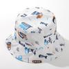 Nuevo sombrero infantil de primavera y otoño, sombrero de pescador para bebé con coche de dibujos animados, sombrero de cubo lindo para el sol, a prueba de viento, fabricantes, lote