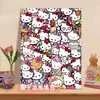 Pintura a Óleo Digital de Anime DIY Pintado à Mão Pintura com Coloração Acrílica Colorir à Mão Decoração de Casa Ornamentos Periféricos de Desenho Animado