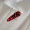 Presilha de Cabelo Triângulo com Bolinhas Coreana, Presilha de Franja de Alta Qualidade e Exquisite, Presilha Lateral, Grampo de Cabelo, Acessório de Cabelo para Mulheres