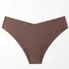 Panty de Hielo Sin Costuras de Talla Grande Europea y Americana para Mujer con Cinturilla en Forma de V, Entrepierna de Algodón de una Sola Pieza, Panty Triángulo Transpirable para Mujer al por Mayor