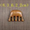 Peine de Masaje Sándalo Peine de Meridianos Acupunto Masajeador de Cabeza Caída del Cabello Universal Peine de Masaje de Cinco Dedos Artefacto Raspador para Cabeza y Cuello