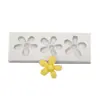 Molde de Azúcar Flip Flor Flor Pastel Decorativo Modelado Molde de Silicona Gota de Chocolate Pegamento Horneado Molde Hecho a Mano
