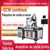 Máquina de solda a laser contínua Qcw 150W Sensor de temperatura Manopla de soldagem Torneira Máquina de solda de transmissão automática