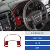 Adequado para 14-18 Gmc 1500 Modificação de Interior de Carro Fibra de Carbono Decoração de Painel de Velocímetro Adesivos