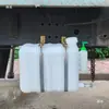 Camión Lavado de Manos Botella de Agua Pequeña Camión Ligero Triciclo Cuatriciclo Cinco Ruedas Zhengshi Feng Montado en Vehículo Tanque de Agua Cuadrado de Plástico Engrosado para Lavado de Manos