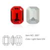 Dongzhou Crystal K9 de alta calidad con base puntiaguda, diamantes de cristal de anís estrellado largo plateados, joyas de diamantes, equipaje, accesorios decorativos de bricolaje al por mayor