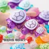 Explosões de rede vermelha pequena tartaruga com resina luminosa tartaruga desenho animado decorações diy pingente Yiwu ornamentos atacado