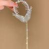 Horquilla con borlas y alas de ángel de súper hada para mujer, accesorio para el cabello con clip en la parte posterior, con agarre en la cabeza y bola, para recogido, tocado