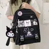Mochila Escolar Articulada Kulomi Perro Yugui Popular en Internet Nicho Niñas de Primaria y Secundaria Gran Capacidad JK Bolso Doloroso