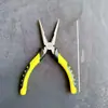 Alicate de fio fábrica Hanchi cabo couro de tigre alicate de bico fino alicate de corte diagonal alicate elétrico economizador de mão de obra atacado