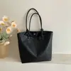 Comércio Exterior Europeu e Americano Simples Tecido Feminino 2026 Versão Coreana Retrô Grande Capacidade Simples para o Dia a Dia Bolsa Tote de Ombro