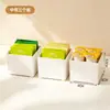 BNBSDustproof Caixa de Armazenamento para Sachês de Chá Mesa Caixa Organizadora de Sachês de Café Creamer Plástico Organizador Caixa de Armazenamento