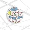 Insignia Láser Ji Yi Xiaokawa 58-75mm Insignia de Anime Broche de Dibujos Animados Insignia de Barra Guzi