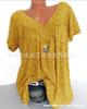 Nueva ropa transfronteriza europea y americana para mujer, verano 2019, deseo Amazon, eBay, popular, cuello en V, suelto, corto