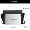 Bolso Cruzado de Estilo de Negocios Transfronterizo para Hombre Gran Capacidad Multifuncional de Pecho para Viajes Diarios Bolso Bandolera para Motocicleta