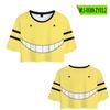 Super maestro Assassination Classroom artículo periférico 3D suave y cómodo top corto de manga corta ombliguero simple dulce camiseta corta ropa para mujer