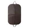 Bolsa para traje de tela no tejida en stock, bolsa de almacenamiento para abrigos de color sólido, gran capacidad, engrosada, elegante, a prueba de polvo para vestidos de novia y trajes de gala