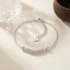 Pulseira Geométricas Enroladas em Prata de Lei S925 para Mulheres, Joia Versátil Empilhável de Luxo Leve Nicho High-End Estilo Ins Atacado