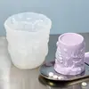 Vela Aromática de Rena de Natal em Resina Cristalina, Decoração Perfumada, Enfeite, Presente, Enfeite de Silicone Cerâmico