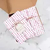 Papel de Cópia Exclusivo da Amazon para o Dia dos Namorados com Padrões Impressos, Papel de Presente em Formato de Coração, Papel à Prova de Umidade