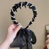 Diadema de verano con diseño texturizado para mujer, accesorio para el cabello de corona alta para uso diario, diadema de lujo de alta gama con dientes para mujer