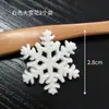 Decoración de Pastel Frozen Copo de Nieve Adornos de Copo de Nieve Copo de Nieve Blanco Hielo Paisaje Navideño Decoración de Bonsái