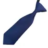 Corbata Pequeña Lisa de Color Sólido Estilo Japonés para Niños Escuela Jardín de Infancia Perezoso Sin Corbata Uniforme Escolar Accesorios Actuación Retro Marrón
