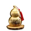 Novo Recipiente de Chá Dragão Cuspidor de Fogo de Latão, Garrafa Dragão Cuspidor de Fogo, Ornamento de Dragão Cuspidor de Fogo do Canto Sudoeste da Cozinha, Artesanato de Cabaça de Cobre