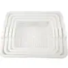 Colador de Cocina para Lavar Verduras, Cesta Escurridora, Cesta de Plástico para Verduras en el Fregadero, Colador para Olla Caliente Picante, Cesta Rectangular Grande Comercial para Verduras